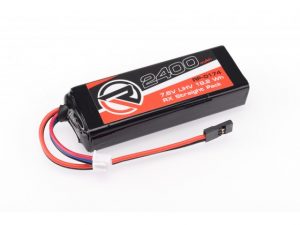 RUDDOG 2400mAh 7.6V LiHV RX Straight Pack (Fits Associated/Mugen/Sworkz/Xray)