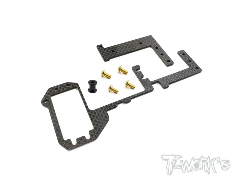 Placa de Radio em Carbono T-work's - HB Racing