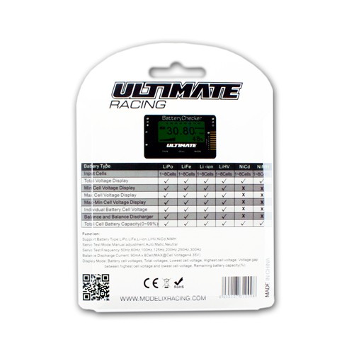 Medidor de Baterias 2-8S & Servo Tester - Image 3