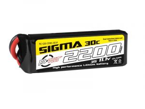 RC Plus Li-Po Batterypack Sigma 30C 2200 mAh 11.1V XT-60