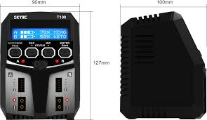 SkyRC T100 AC DUO LiPo 2-4s 5A 2x50W Charger - Image 3