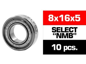 8x16x5mm SELECT NMB METAL SHIELDED BEARING SET